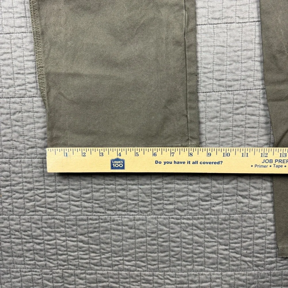 Dickies Mens 33x32 Carpenter Pants Olive Green Canvas Workwear Utility
